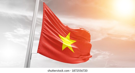 1,201 Vietnam Flag Flying Images, Stock Photos & Vectors 