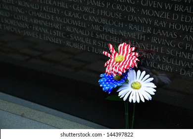 Vietnam Memorial In Washington DC