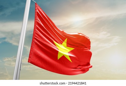 1,201 Vietnam Flag Flying Images, Stock Photos & Vectors 