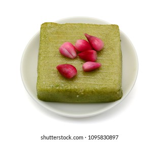 Vietnamese Chung Cake isolated on white background