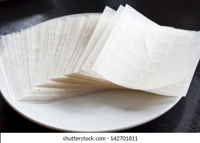 Vietnamese Dry Rice Paper.