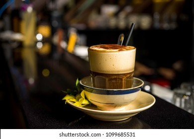 Vietnamese Egg Cream Coffee In Hanoi, Vietnam