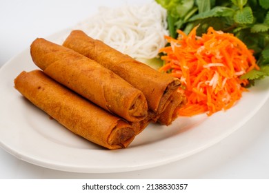 Vietnamese Eggroll With Pork And Fresh Herbs