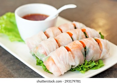 Vietnamese Food, Fresh Spring Roll