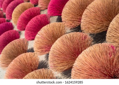 Vietnam's Incense In Factory Prepares For Drying Outdoor In Hanoi, Vietnam