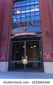 View Of 2nd Street Gate At Oracle Park, Home Of The San Francisco Giants Baseball Team. San Francisco, CA. February 2, 2020.