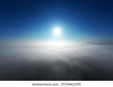 A view above the clouds