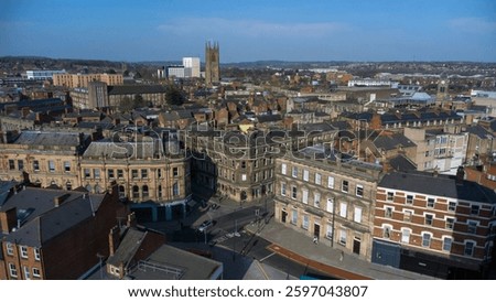 A view from above of Derby