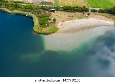 View Above On Beach Quarry Pond Stock Photo 1477730135 | Shutterstock