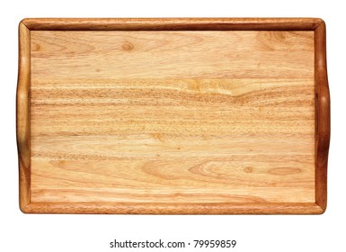 View From Above On Portable Wooden Table