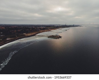 View Above The Øresund In Malmö, Sweden