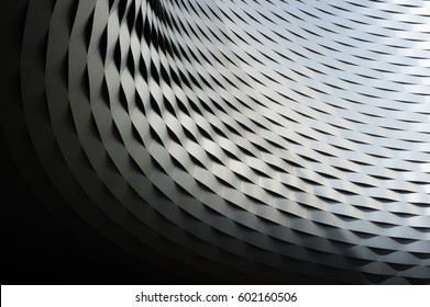 view of a abstract silver structure background 