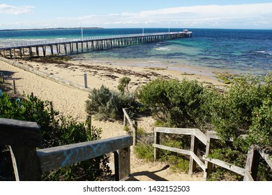 View across the Beach to Point Lonsdale Pier