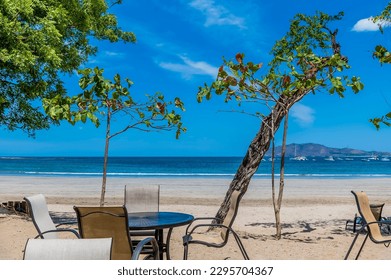 A view across the beach at Tamarindo in Costa Rica in the dry season - Powered by Shutterstock