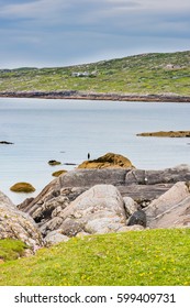 View Across Calm Bay On The South Coast Of Connemara