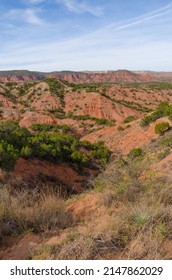 A view across the craggy landscape of the Llano Estacado in West Texas.