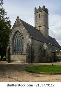 View Of The Adare Abbey In The Limerick County In Ireland.