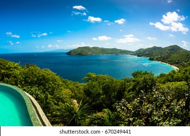 The View Of Admiralty Bay On Bequia Island In The Grenadines