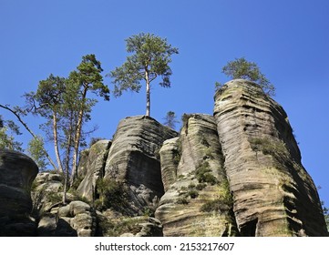 View of Adrspach-Teplice Rocks. Czech Republic