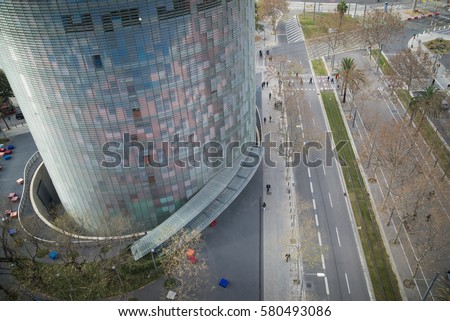 view - agbar tower