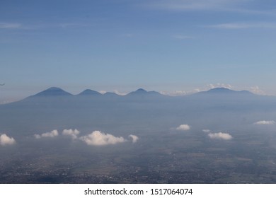 a view from the airplane.