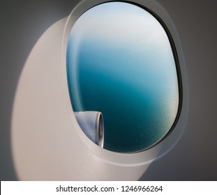 a view from airplane window