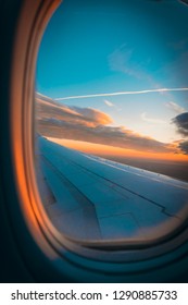 A view from airplane window