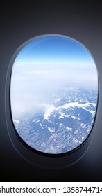 View from airplane window