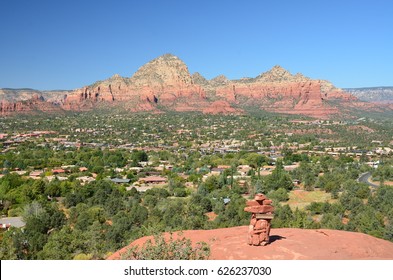 View From Airport Mesa In Sedona, Arizona, USA	
