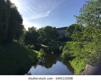 View Of Akerselva In Oslo