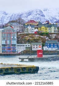 View Of Alesund, Norway In Winter.