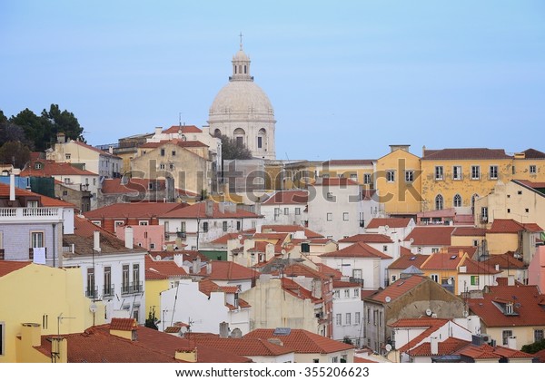 View Alfama Winter Time Lisbon Portugal Stock Photo Edit Now 355206623