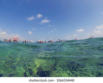 The view from almost underwater