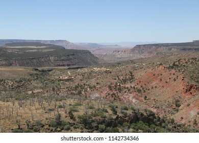 View Along Kolob Terrace Road Near Virgin, Utah