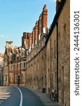 A view along Pembroke Street, Cambridge, Cambridgeshire, England