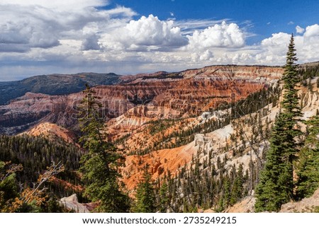 View from the Alpine Pond Loop Trail at Cedar Breaks National Monument, Uta