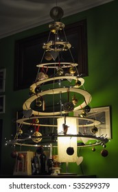 View Of A Alternative And Unusual Christmas Tree