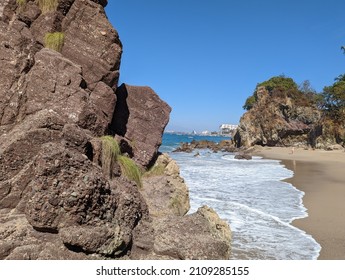 View Amapas Beach Puerto Vallarta Mexico Stock Photo 2109285155 ...