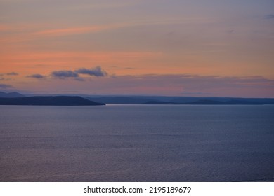 View Of The Amur Bay At Sunset.