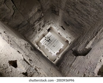 View Of The Ancient Crypt Inside The Great Step Pyramid Of Djoser, Saqqara. Cairo. Egypt - May 19, 202