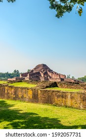 View At The Ancient Ruins Of Somapura Mahavihara In Paharapur, Bangladesh