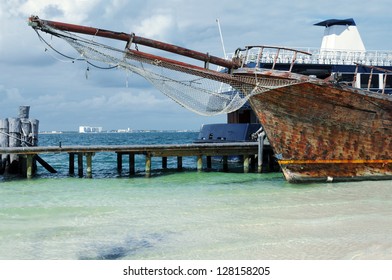 view of ancient ship