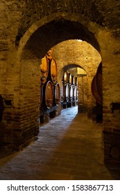 Aussicht auf einen alten toskanischen Keller