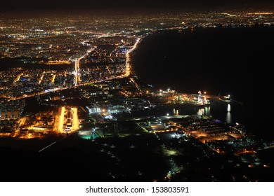 View Of Antalya From Tunektepe At Night.