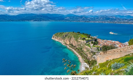 A View To Akronauplía And The Argolic Gulf