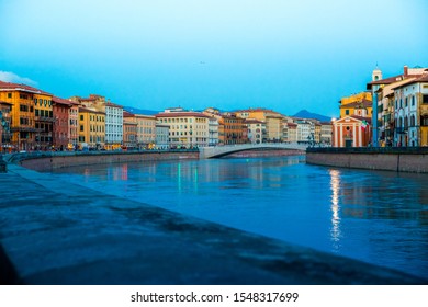 View Of Arno River In Pisa 