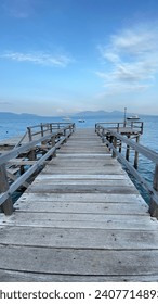 view around beach sunrise of eastjava indonesia