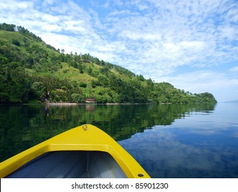 View Around Lake Toba, The Biggest Volcano Eruption Lake In The World