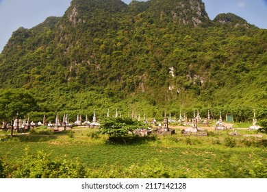 The View Around Phong Nha Ke Bang National Park In Vietnam.