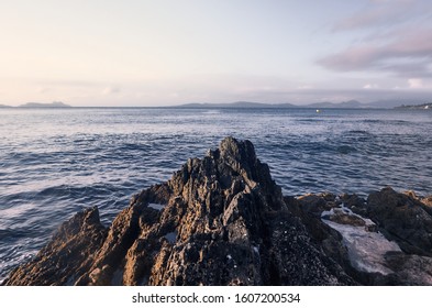 view of the atlantic from the rocks
